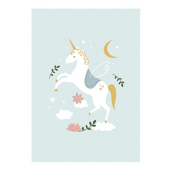 Malblock & Poster "Unicorn"