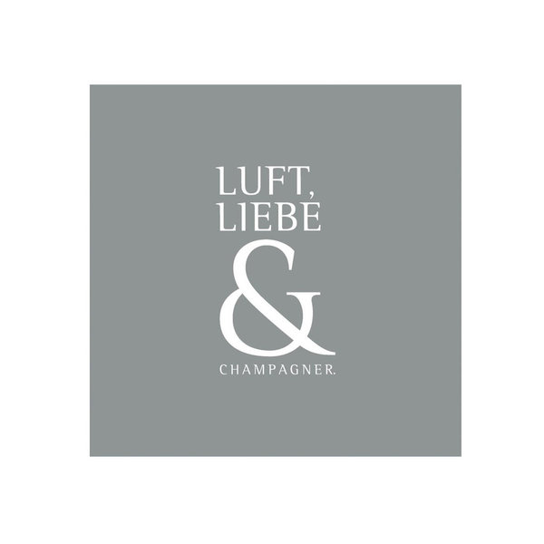 Cocktailserviette "Luft & Liebe" - Räder